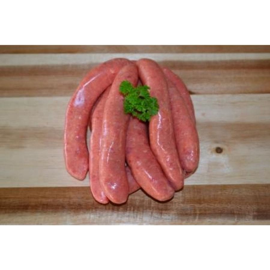 thin beef sausages